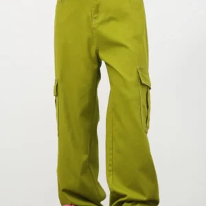 Men's Mid Rise Jeans with Cargo Pockets